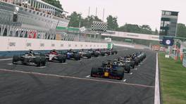 26.06.2022, Formula SimRacing World Championship, Round 7, Monza, Start action, rFactor 2