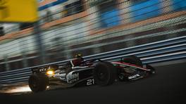 17.07.2022, Formula SimRacing World Championship, Round 8, Monaco, #21, Noah Reuvers, NetRex P1SIM Grand Prix, rFactor 2