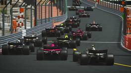 17.07.2022, Formula SimRacing World Championship, Round 8, Monaco, Start action, rFactor 2