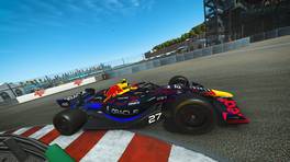 17.07.2022, Formula SimRacing World Championship, Round 8, Monaco, #27, Dennis Jordan, Oracle Red Bull Racing Esports, rFactor 2