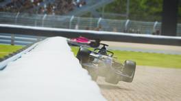 07.08.2022, Formula SimRacing World Championship, Round 9, Indianapolis, Race action, rFactor 2