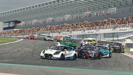 09.-10.04.2022, iRacing 24h Nürburgring powered by VCO, VCO Grand Slam, Start action, TCR class.