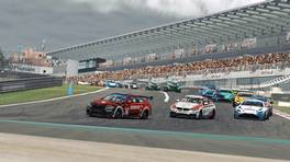 09.-10.04.2022, iRacing 24h Nürburgring powered by VCO, VCO Grand Slam, Start action, GT4 class.