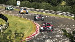 09.-10.04.2022, iRacing 24h Nürburgring powered by VCO, VCO Grand Slam, Start action, Porsche 992.