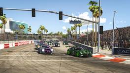 03.04.2022, HyperX GT Sprint Series, Round 4, Round of Long Beach, Start action, Race 2, iRacing