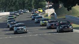 12.09.2022, VW Jetta Cup, Media Day, Oulton Park Circuit, Island Course, Start Race 1, iRacing