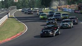 12.09.2022, VW Jetta Cup, Media Day, Oulton Park Circuit, Island Course, Start Race 1, iRacing