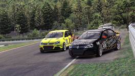 18.10.2022, VW Jetta Cup, Round 4, Lime Rock West Bend, #32, Eric Manintveld, Street Casuals Team, #34, Aday Lopez, Team 12, iRacing