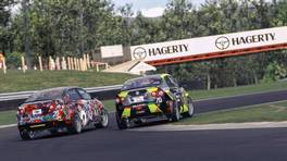18.10.2022, VW Jetta Cup, Round 4, Lime Rock West Bend, #20, Martin Wallace, Zero Fawkes Given Racing, #70, Arthur Thurtle, Project Dynamic, iRacing
