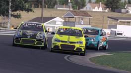 18.10.2022, VW Jetta Cup, Round 4, Lime Rock West Bend, #2, Morgan Burkhard, Project Dynamic, #34, Aday Lopez, Team 12, iRacing