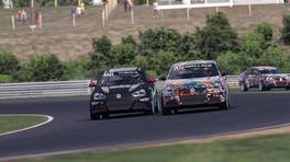 18.10.2022, VW Jetta Cup, Round 4, Lime Rock West Bend, #46, Teemu Toikka, Pulsus eSports, #20, Martin Wallace, Zero Fawkes Given Racing, iRacing