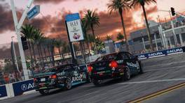 07.11.2022, VW Jetta Cup, Round 7, Long Beach Street Circuit, Grand Prix Course, #27, Kyle Ridley, Frog Leap Juiced Racing, #4, Joshua Germany, Pulsus eSports, iRacing
