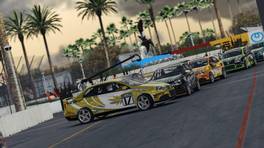 07.11.2022, VW Jetta Cup, Round 7, Long Beach Street Circuit, Grand Prix Course, #17, Dan Downing, Goldwing Motorsport, #14, Henry Morse, Street Casuals Team, iRacing