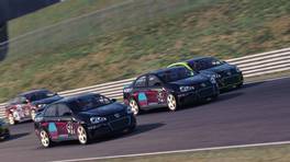 21.11.2022, VW Jetta Cup, Round 8, Twin Ring Motegi, East Course, #59, David Corpas, Lurchas Gaming Team, #84, Iker Lekue, Lurchas Gaming Team, #38, Alex Van Der Woude, Project Dynamic, iRacing