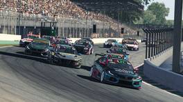 25.04.2022, Racing Line Touring Car Championship, Round 10, Autódromo José Carlos Pace, Start action, Race 3, iRacing
