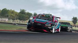 07.02.2022, Racing Line Touring Car Championship, Round 2, Knockhill Racing Circuit, #23, Connor Mllls, Pulsus eSports, iRacing