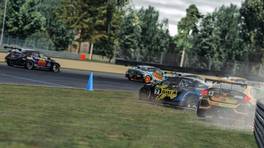 21.02.2022, Racing Line Touring Car Championship, Round 3, Circuit Zolder, #7, Marcel Fritsch, Team Fear Factor, #13, Jeremie Agard, Masters of Traction, iRacing