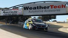 11.04.2022, Racing Line Touring Car Championship, Round 9, WeatherTech Raceway at Laguna Seca, #76, Mats Borge Andersen, Team Fear Factor, iRacing