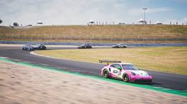 07.01.2023, VCOxLFM FLExTREME, Round 3, Cash Split, Assetto Corsa Competizione, Barcelona, #100, SOP Esports Racing Porsche 992 GT3-Cup