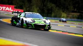 21.01.2023, VCOxLFM FLExTREME, Round 4, Challengers Split, Assetto Corsa Competizione, Spa-Francorchamps, #222, Green Moose Racing Audi R8 LMS GT3 evo II