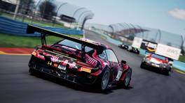 18.02.2023, VCOxLFM FLExTREME, Round 5, Cash Split, Assetto Corsa Competizione, Watkins Glen, #14, Unicorn of Love Porsche 991II GT3 R