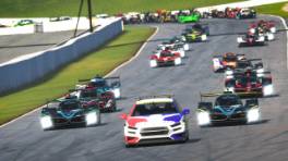 07.10.2023, iRacing Petit Le Mans powered by VCO, VCO Grand Slam, Start action, Safetycar