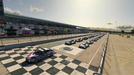 03.12.2023, IMSA Esports Michelin Global Championship, Round 3, Sebring International Raceway, Start action, iRacing