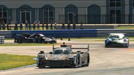 03.12.2023, IMSA Esports Michelin Global Championship, Round 3, Sebring International Raceway, #62, HydroRace Geodesic Racing Cadillac V-Series.R: Austin Young, Graham Sanders, iRacing