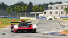 03.12.2023, IMSA Esports Michelin Global Championship, Round 3, Sebring International Raceway, #4, CrowdStrike Racing Acura ARX-06: Sam Michaels Sacha Gorlé, iRacing