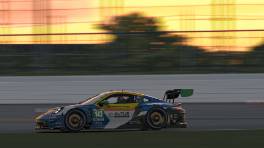 16.12.2023, IMSA Esports Michelin Global Championship, Round 4, Daytona International Speedway, #143, Altus Esports Porsche 911 GT3 R (992): Jordan Caruso, Dino Lombardi, iRacing