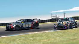 30.01.2023, Racing Line Touring Car Championship, Round 1, Phillip Island Circuit, #8, Steve Halewood, Zero Fawkes Given Racing, iRacing