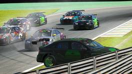 13.02.2023, Racing Line Touring Car Championship, Round 3, Autódromo José Carlos Pace, Start action, iRacing