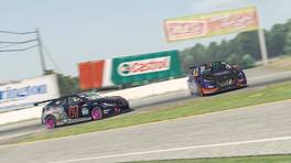 27.02.2023, Racing Line Touring Car Championship, Round 4, Canadian Tire Motorsports Park, 25#, #35, Stephen Fry, Meatball Motorsport, iRacing