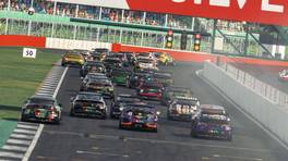 06.03.2023, Racing Line Touring Car Championship, Round 5, Silverstone Circuit National Circuit, Start action, iRacing