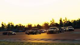 20.03.2023, Racing Line Touring Car Championship, Round 7, Circuit de Nevers Magny-Cours, Start action, iRacing