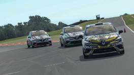 17.04.2023, The Racing Line Clio Cup, Media Day, Oulton Park Fosters, Duncan Marais, Goldwing, iRacing