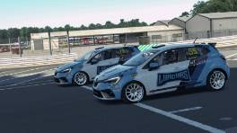 17.04.2023, The Racing Line Clio Cup, Media Day, Oulton Park Fosters, Jesus Amundaray, Lurchas Galicia, Alejandro Caride, Lurchas Galicia, iRacing