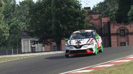 17.04.2023, The Racing Line Clio Cup, Media Day, Oulton Park Fosters, Jon Bayliffe, Win it or Bin it, iRacing