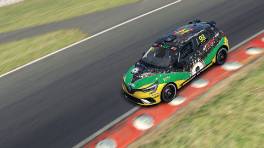 17.04.2023, The Racing Line Clio Cup, Media Day, Oulton Park Fosters, Greg Ottley, ZFG, iRacing