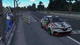 17.04.2023, The Racing Line Clio Cup, Media Day, Oulton Park Fosters, Kyle Ridley, Win it or Bin it, iRacing