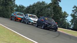 17.04.2023, The Racing Line Clio Cup, Media Day, Oulton Park Fosters, Jan Weisswang, Meatball Motorsport, Alejandro Caride, Lurchas Galicia, Joseph Gibson, ORD, iRacing