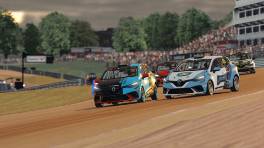 01.05.2023, The Racing Line Clio Cup, Round 2, Brands Hatch Indy, Daniel Downing, Slow in Slide out, Alejandro Caride, Lurchas Galicia, iRacing