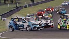 01.05.2023, The Racing Line Clio Cup, Round 2, Brands Hatch Indy, Alejandro Caride, Lurchas Galicia, Jon Bayliffe, Win it or Bin it, iRacing