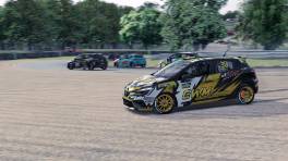 01.05.2023, The Racing Line Clio Cup, Round 2, Brands Hatch Indy, Duncan Marais, Goldwing, iRacing