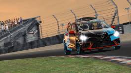 01.05.2023, The Racing Line Clio Cup, Round 2, Brands Hatch Indy, Daniel Downing, Slow in Slide out, iRacing
