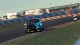 15.05.2023, The Racing Line Clio Cup, Round 4, Snetterton 300, Kevin Annfield, Slow in Slide out, iRacing
