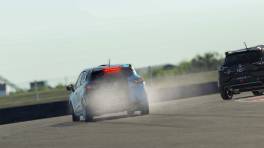 15.05.2023, The Racing Line Clio Cup, Round 4, Snetterton 300, Daniel Downing, Slow in Slide out, iRacing