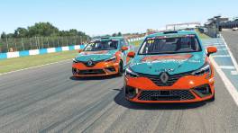 22.05.2023, The Racing Line Clio Cup, Round 5, Donington National, Joseph Gibson, ORD, iRacing