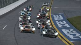 20.-21.01.2024, iRacing 24h Daytona powered by VCO, VCO Grand Slam, Start action. GTP class