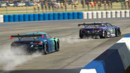 23.-.24.03.2024, iRacing 12h Sebring powered by VCO, VCO Grand Slam, #3, Williams Esports Chillblast GTD, Audi R8 LMS EVO II GT3, #44, Falken Simracing Team, Audi R8 LMS EVO II GT3